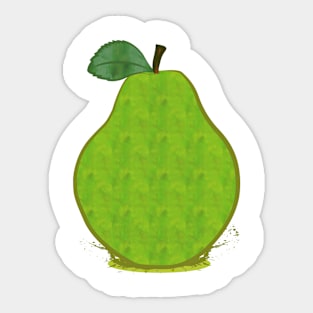 Avocado Watercolor Sticker